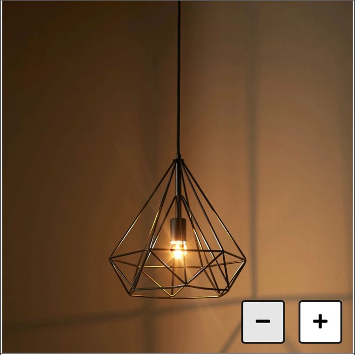 Pendul Inspire Byron, 1 x E27, negru Stil Rafinament Ambianta