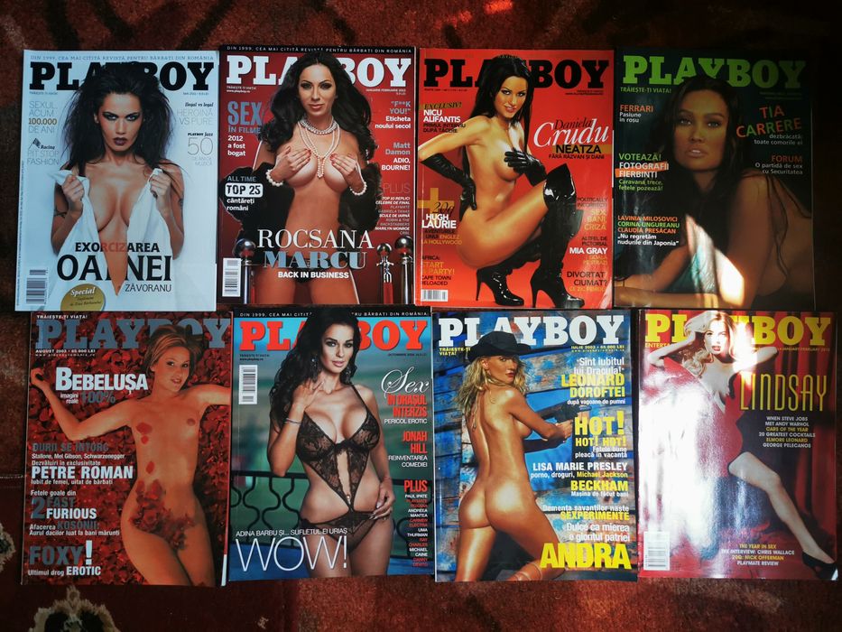Reviste Playboy Daniela Crudu Oana Zavoranu  Roxana Marcu