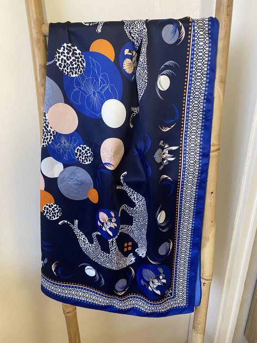 Дамски шал естествена коприна