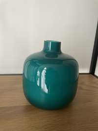 Vaza din sticla turcoaz