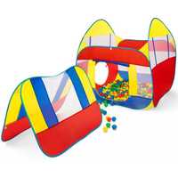 Casuta de joaca copii cu 300 de bile colorare