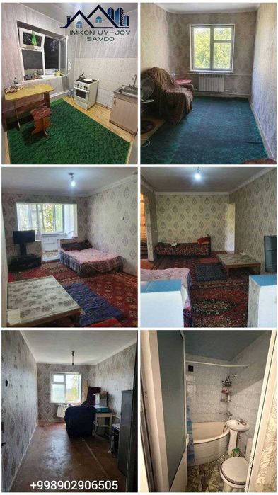 Квартира 3 хоналик сотилади