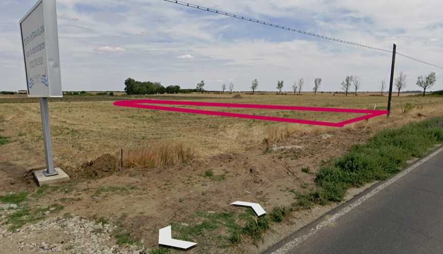 teren de vanzare Frumusani DN4