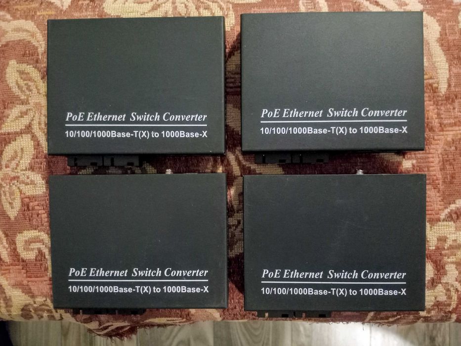 Patru bucati PoE Ethernet Switch Converter