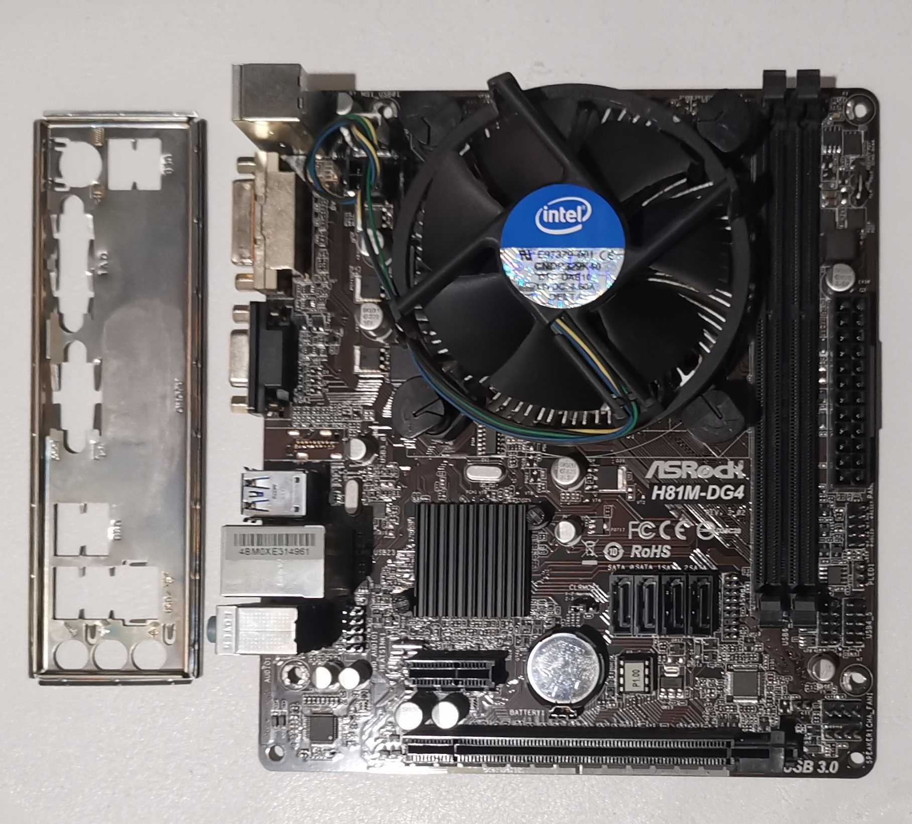 Компютър ЦЯЛ / ЧАСТИ - H81M-DG4 4th Gen Intel® LGA 1150 + G1840 2.8Ghz