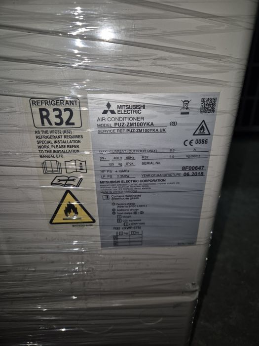 Mitsubishi electric PUZ-ZM100YKA, внос Англия