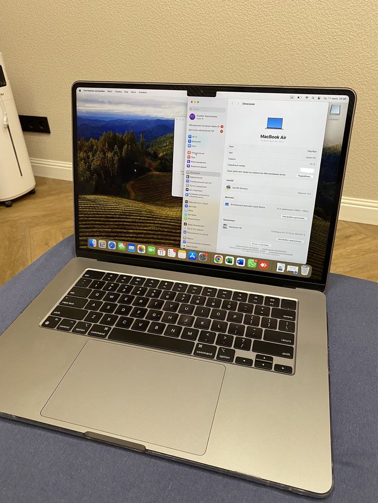 MacBook Air M2, 15.3 display, 512gb