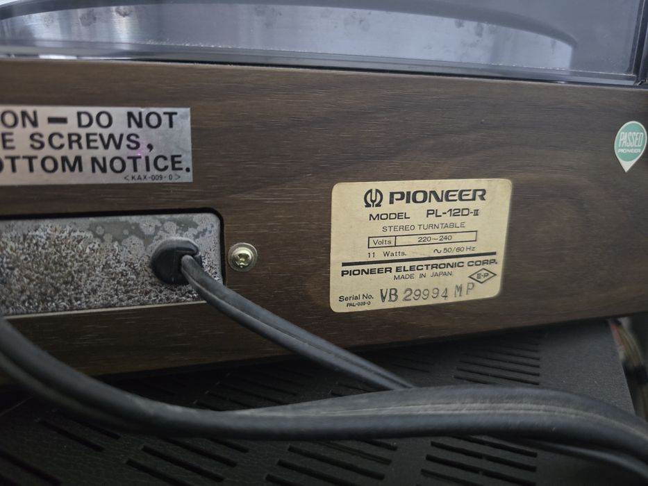 Pick up pioneer pl 120II