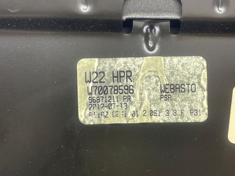 Rama trapa panoramica 96871211PR Peugeot 508 1 [2010 - 2014] 1.6 hdi