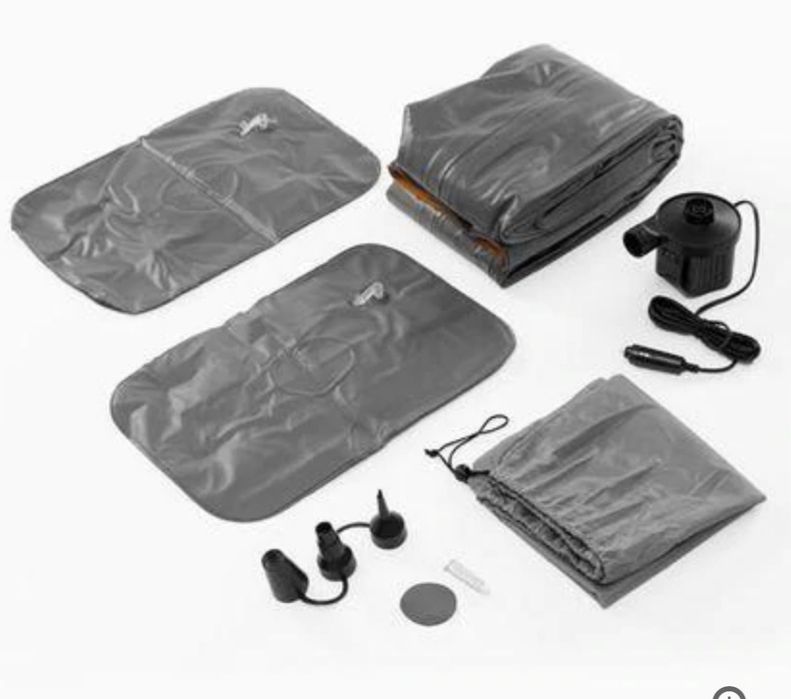 Saltea auto gonflabila 80x45x135cm + 2 perne si pompa 12V inclusa