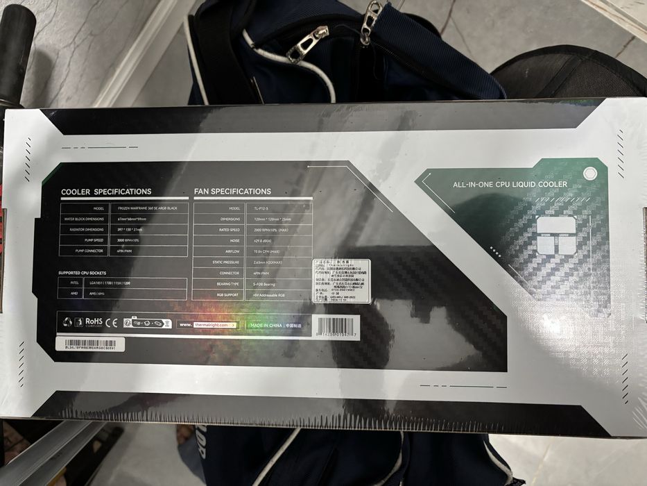 Frozen Warframe 360 SE ARGB Black