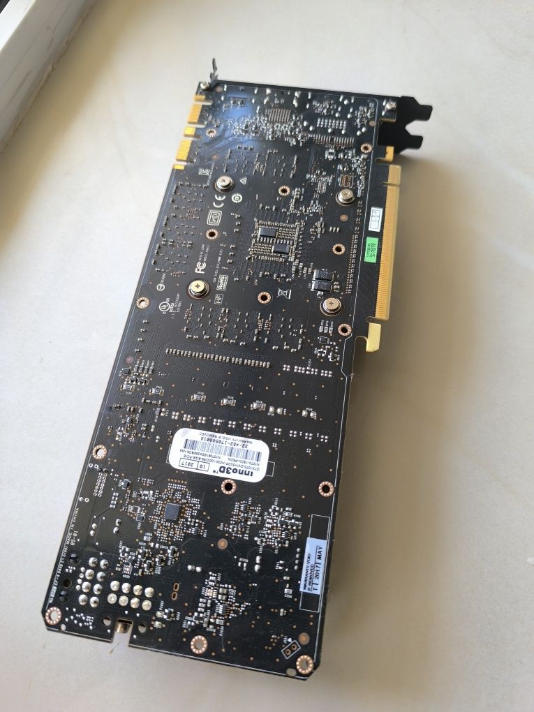 Продам видеокарту Inno3d GeForse GTX 8gb