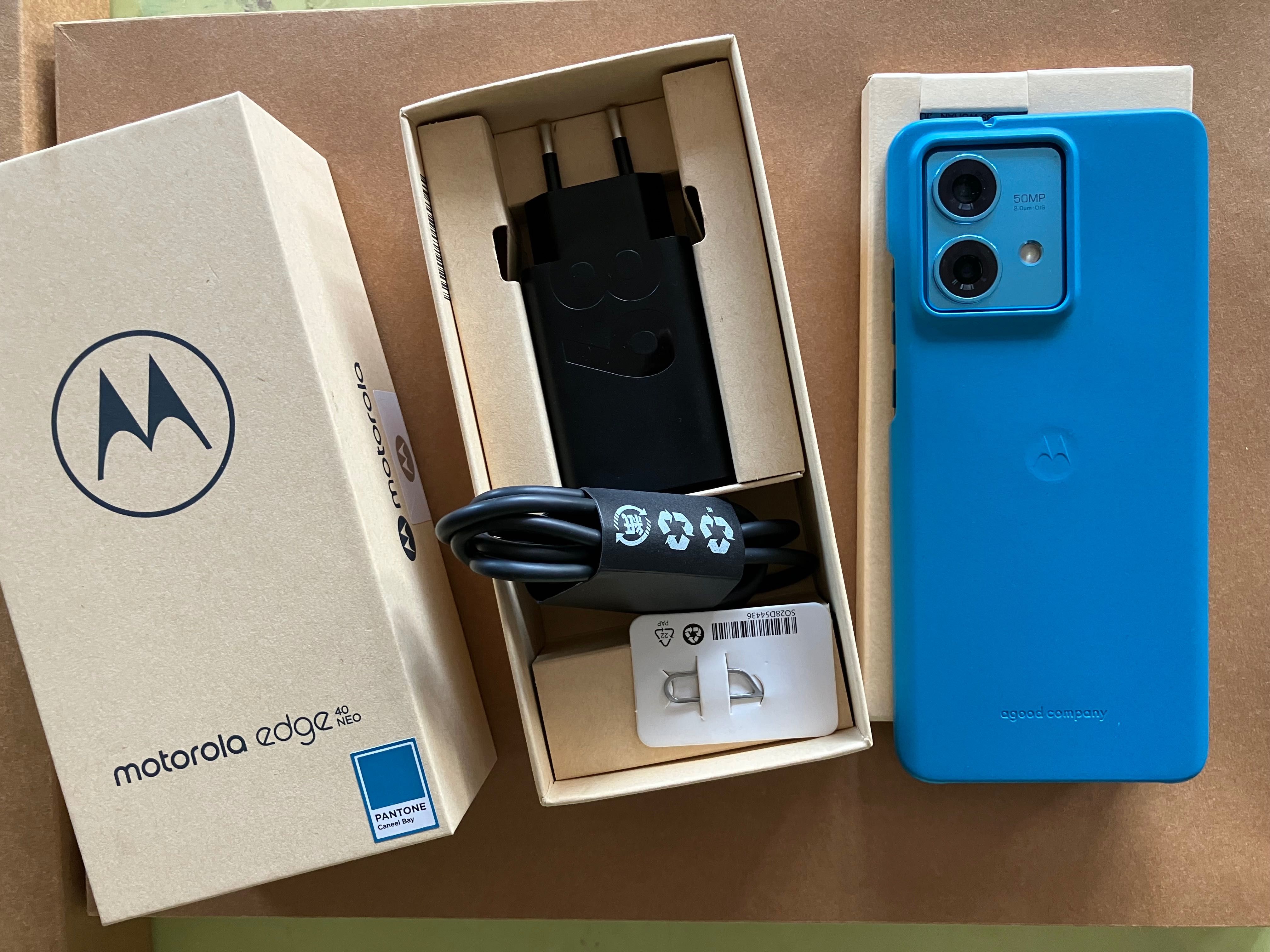 Смартфон Motorola - Edge 40 Neo, 6.55'', 12GB/256GB,  Caneel Bay