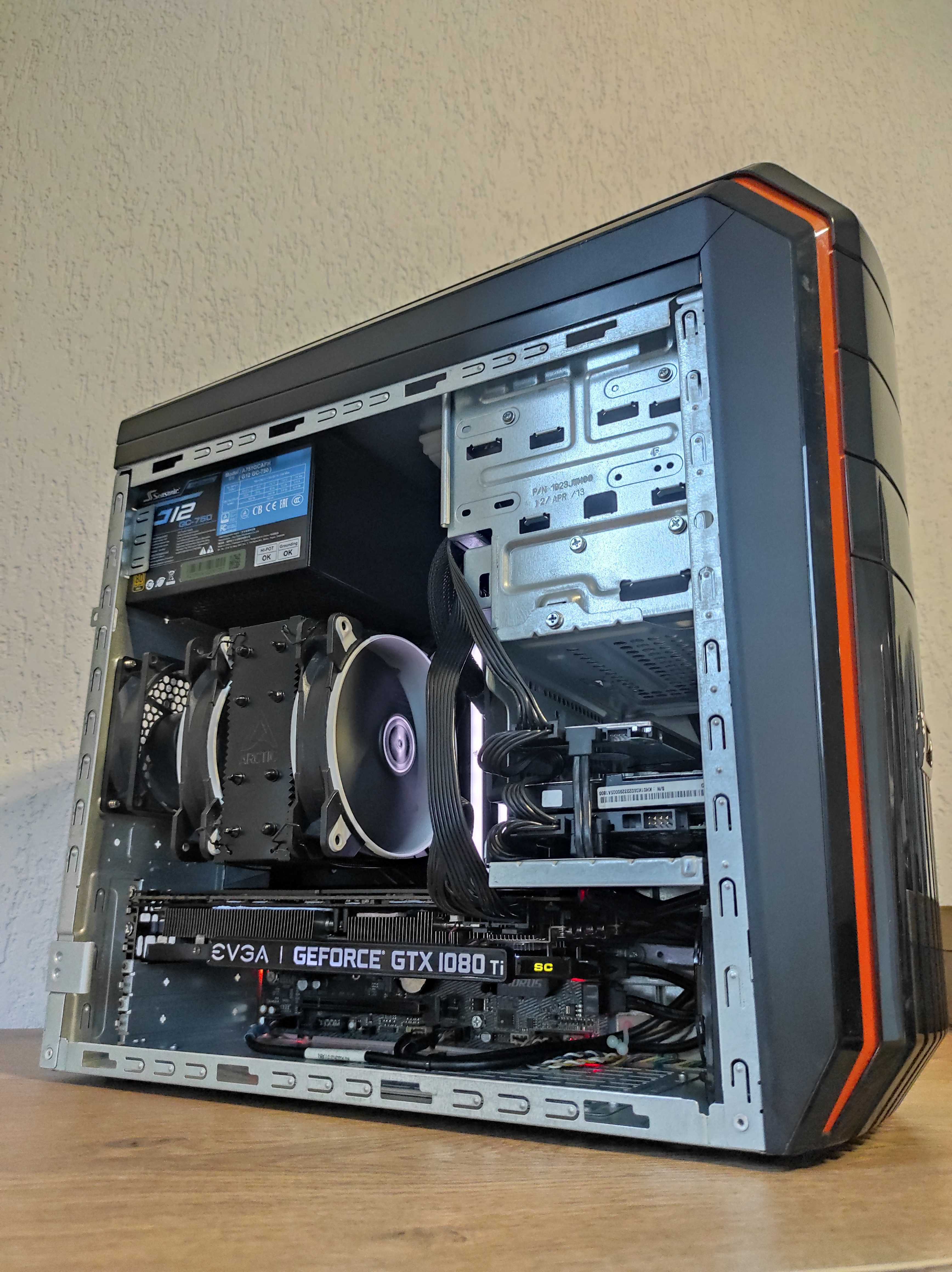 Геймърски компютър I5-11400f/GTX 1080Ti/16gb/1TB SSD + подарък монитор