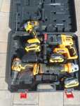 Set 4 scule cu acumulator/Rotopercutor, Filetanta impact/ Flex