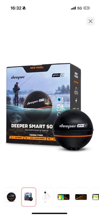Продам эхолот deeper pro2.0. Состояние новое