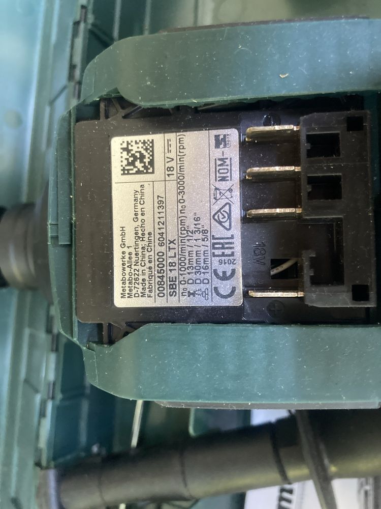 Нова акумулаторна бормашина Метабо Metabo SBE 18 LTX