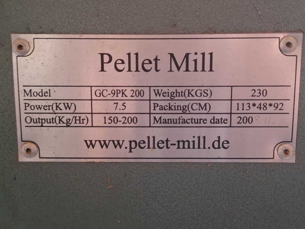 Presa pentru peleti