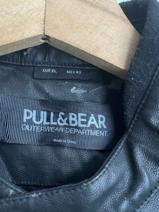Мъжко кожено яке Pull&Bear XL 42 размер