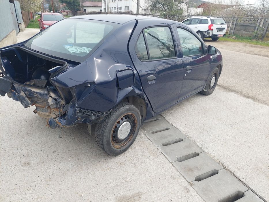 Usa Logan sandero fata spate Albastru Jandarm