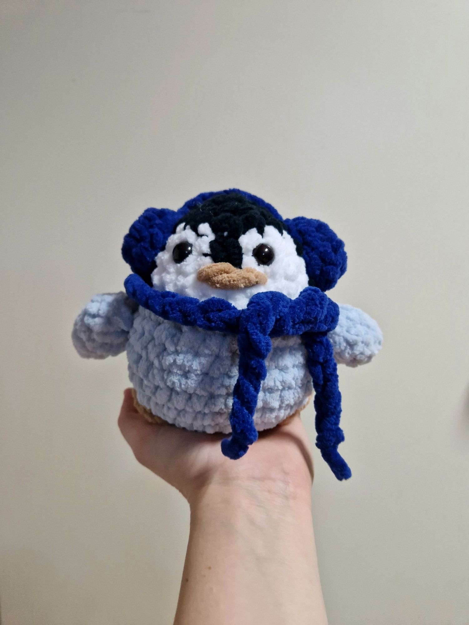 Pinguini croșetați handmade