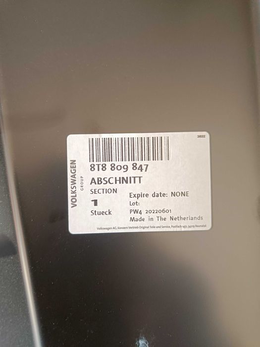 Prag stanga, nou original Audi A5 2011 - 5 usi