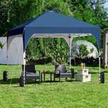 Pavilion gradina pliabil 3x3m reglabil impermeabil |YT 614291 NavyBlue