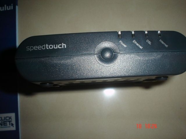 modem ADSL router Speedtouch, 516 Thomson Telekom cu adaptor