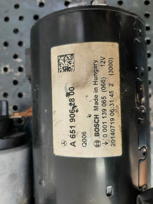 electromotor 2.2 dci mercedes c-class w204 w205 e-class w212  a6519062800 0001139065