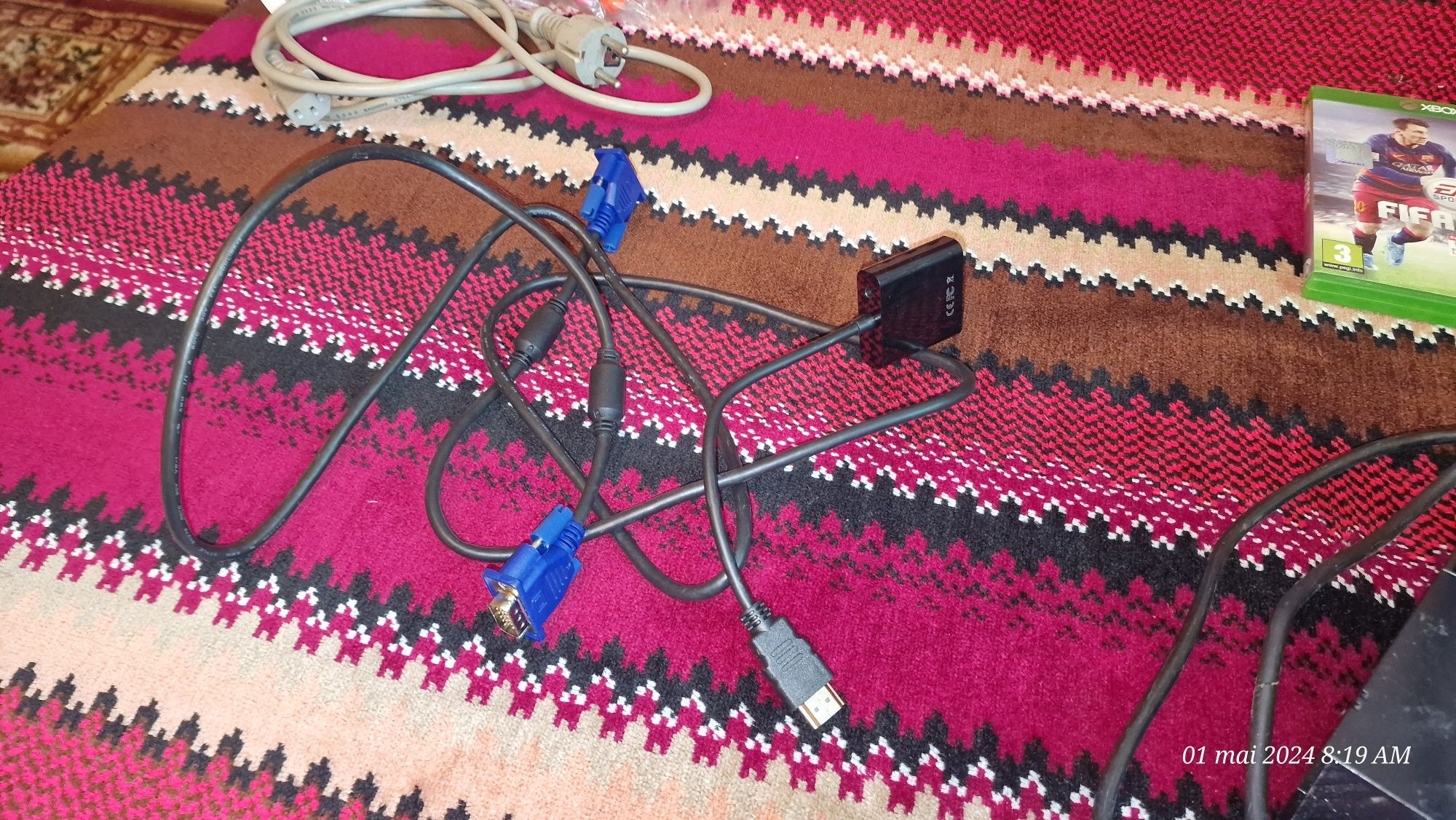 Cablu VGA și adaptor Vga-usb