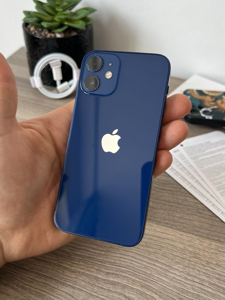 iPhone 12mini, 128GB, Blue, ОТЛИЧЕН, 100% батерия, ГАРАНЦИЯ!