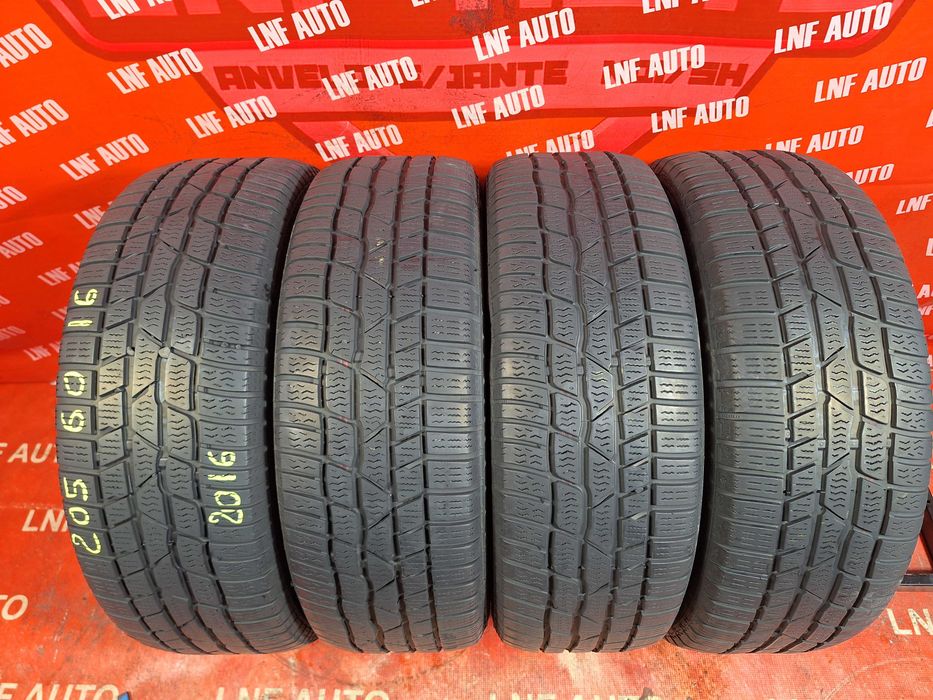 Anvelope de IARNA - 205/60/16 - Continental - 6 MM - DOT 2016 !