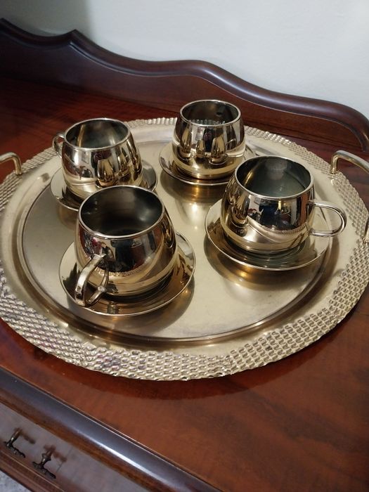 Изящен чешки сервиз за чай/кафе на Бохемия