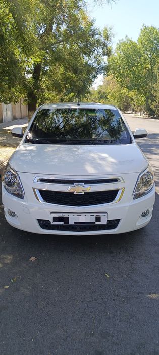 Chevrolet Cobalt белый 2022г. 4позиция  пробег 35300 цена11200