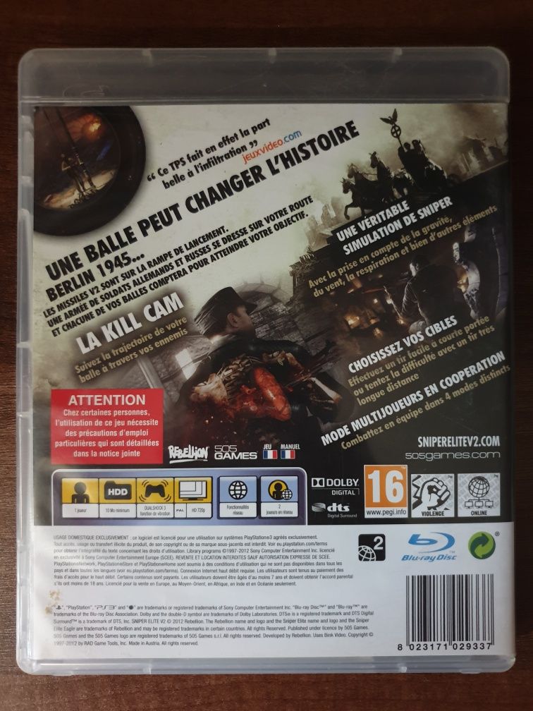 Sniper Elite V2 PS3/Playstation 3