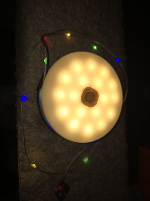 Lampa, decoratiune lumini led solara si cu baterie interna
