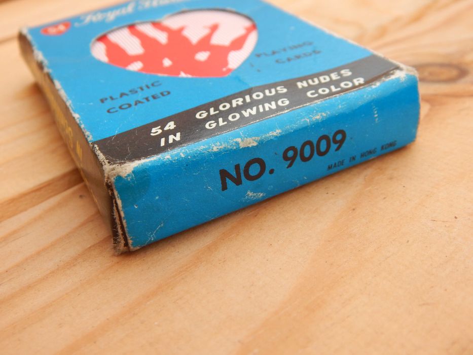 Стари Еротични карти за игра пълен комплект от 54 бр. Белот Покер