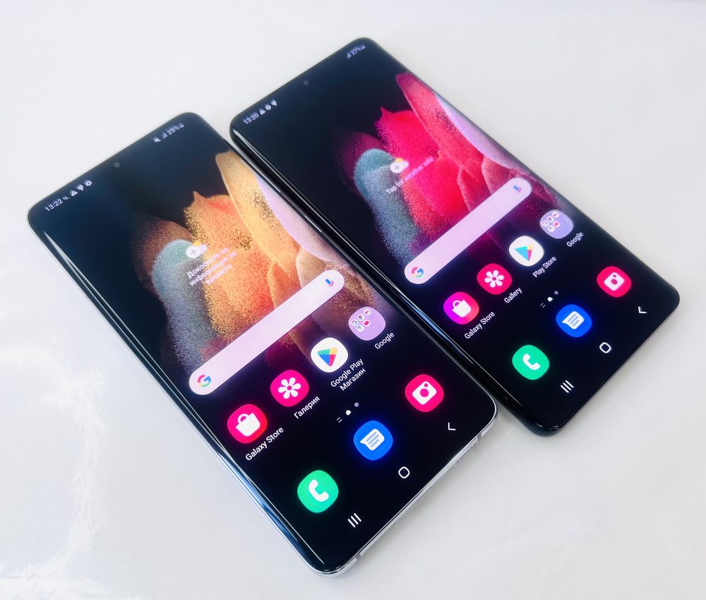Samsung Galaxy S21 Ultra 5G 128GB Black / Silver Перфектен! Гаранция!