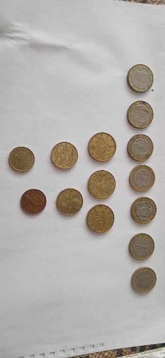 Лот от 13евро монети