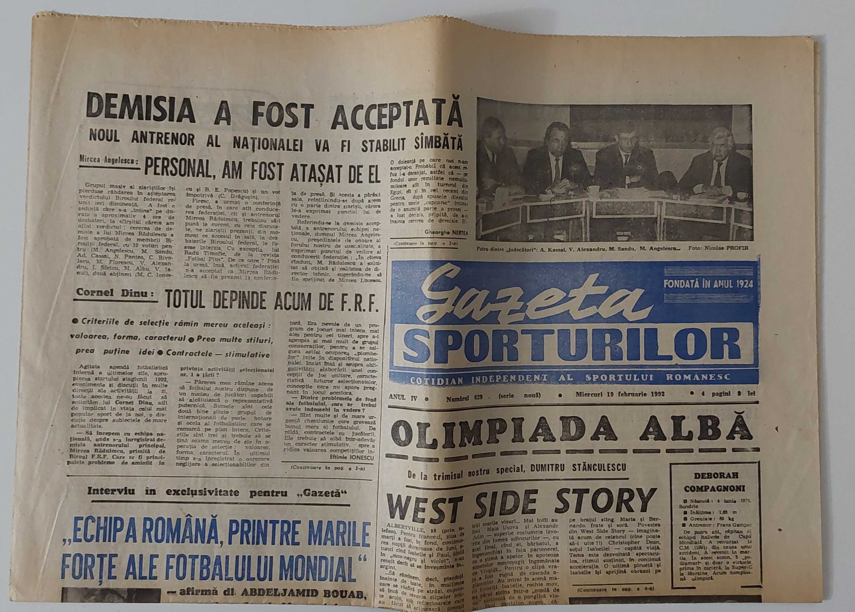 Ziare vechi Gazeta Sporturilor și Sportul Românesc