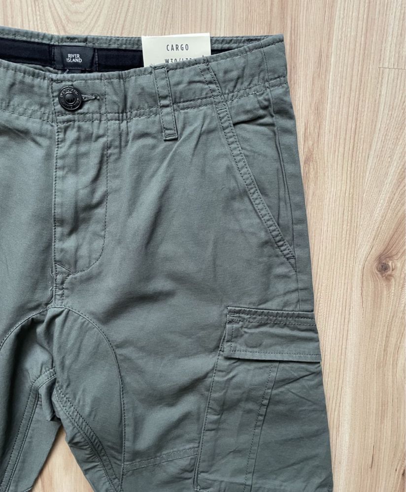 RIVER ISLAND cargo / НОВ мъжки карго панталон S