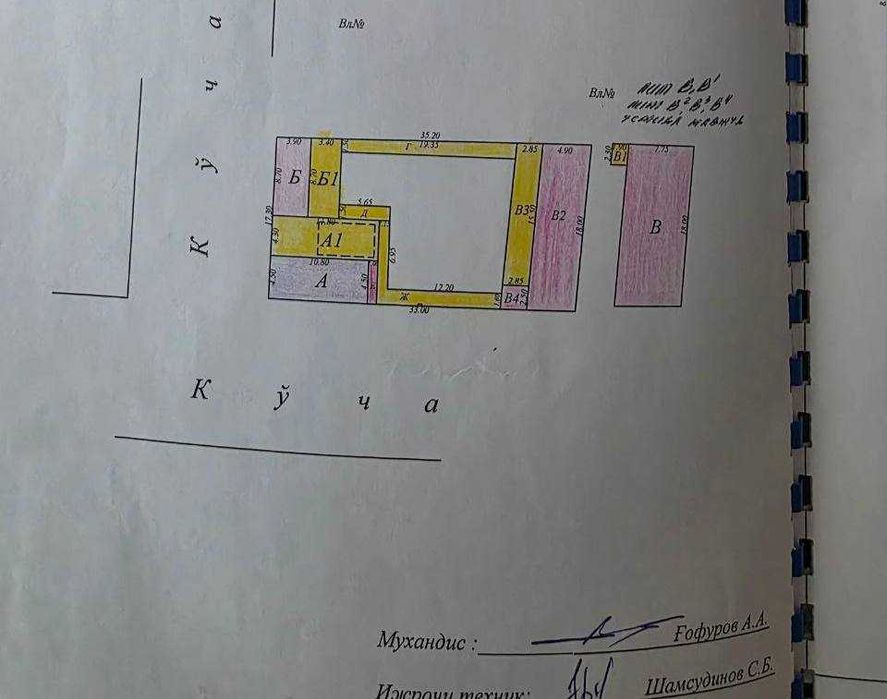 Угловой ховли, 6 соток, мулжал метро. Шахристан, фасад 33×18