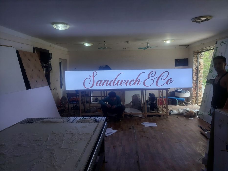 Наружная Реклама Буква Лайтбокс Стелла Баннер Оракал