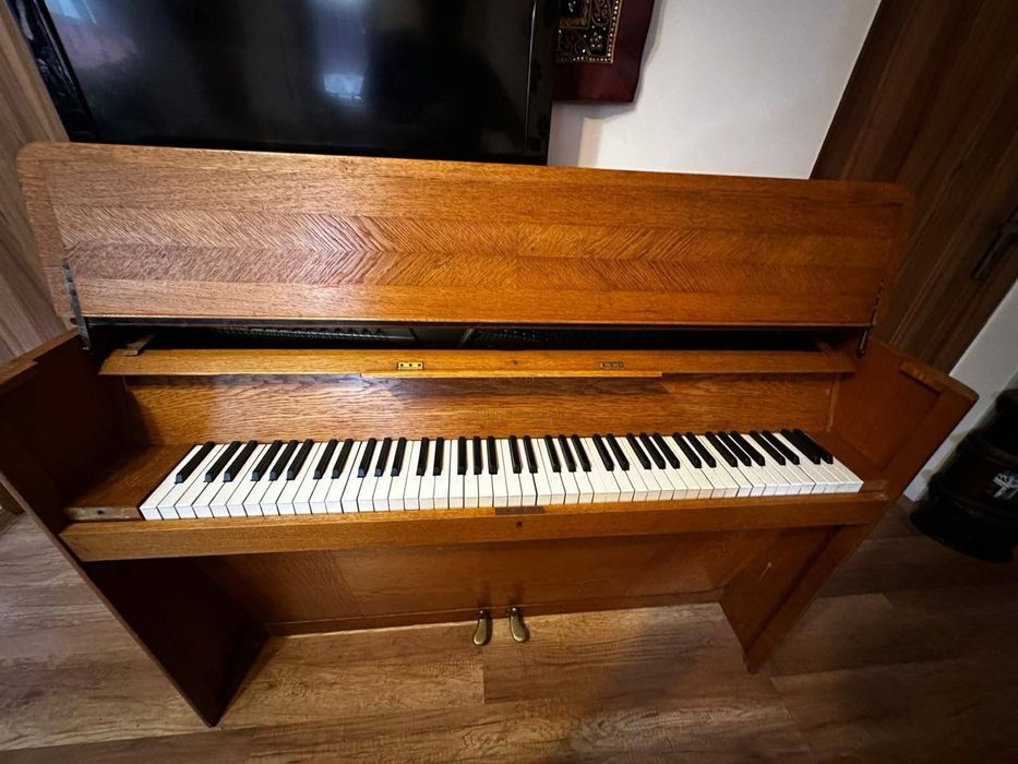 pian rustic cu pedale