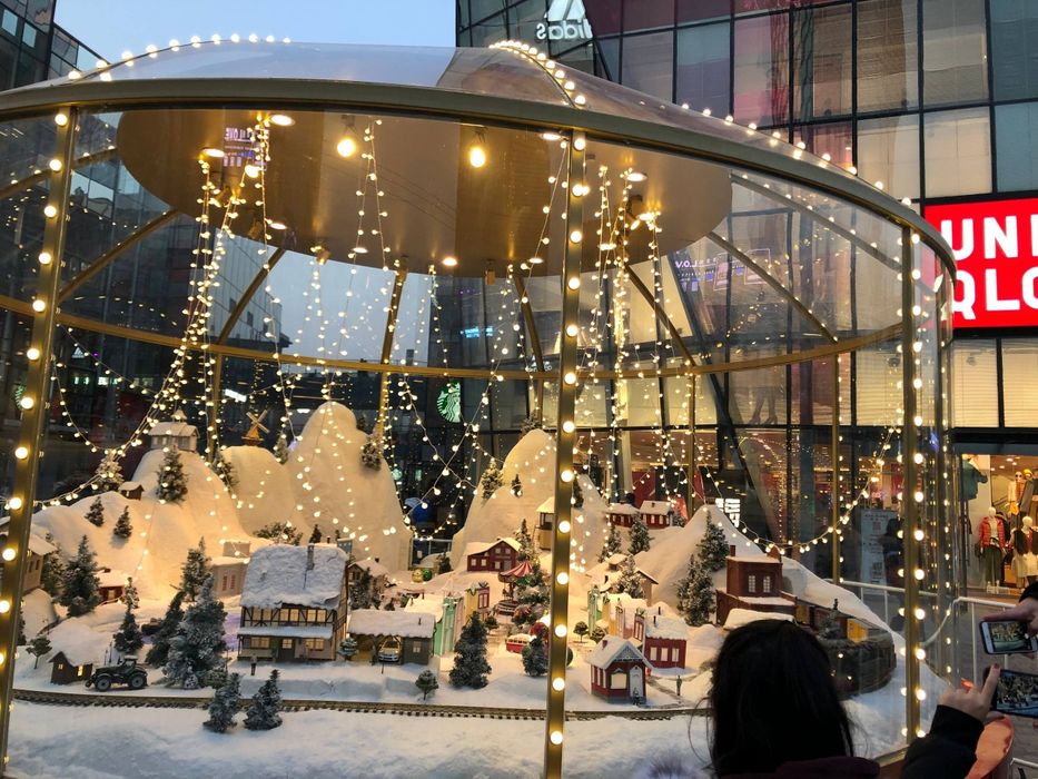 Mini City мини Город для новогодный декора