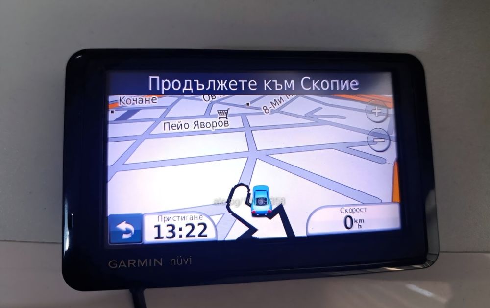 Ново!!! 4.3 инча GPS навигация Garmin Nuvi 1390 + Bluetooth с доживотн