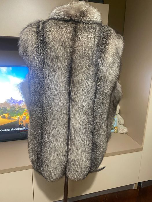 Vesta din blana naturala,marimea L