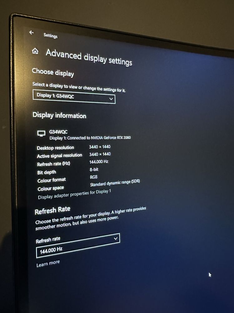Monitor Gaming Ultrawide 144hz Gigabyte 34”