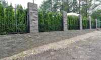 Бетонни / бетонови огради от рустик блокчета имитиращи дялан камък