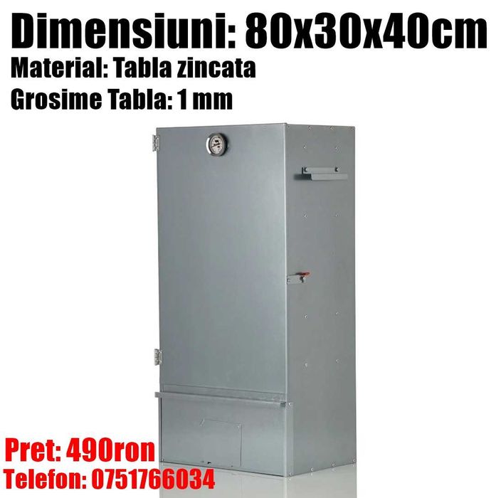Afumatoare Carnat Carne Branza Peste Alimente Clisa 80x30x40cm